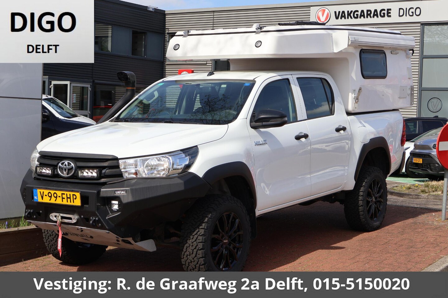 Toyota HiLux - Camper 2.4 D-4D Dubbele Cabine Cool Comfort (ex.BTW) UNIEK IN NL - AutoWereld.nl