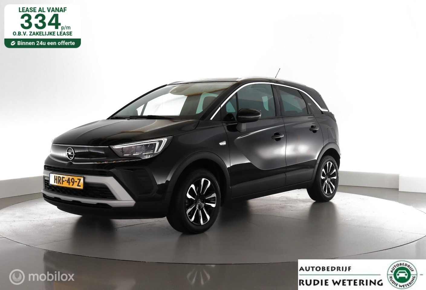 Opel Crossland - 1.2 Turbo 130PK Automaat Elegance panorama|led|cam|nav|dab|lmv16 - AutoWereld.nl
