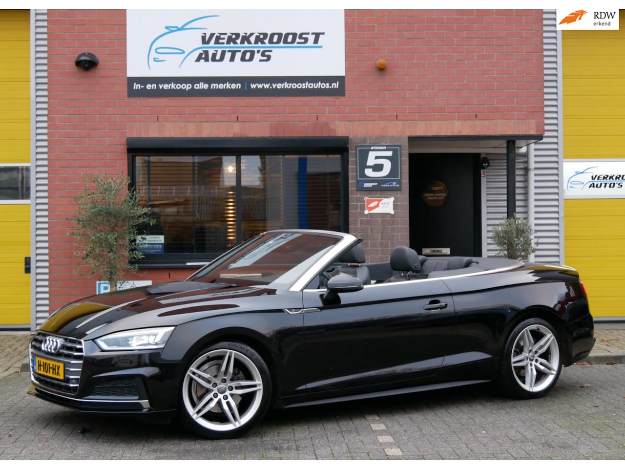 Audi A5 Cabriolet - 2.0 TFSI S-line Pro Line Plus. navi. stoelverwarming. - AutoWereld.nl