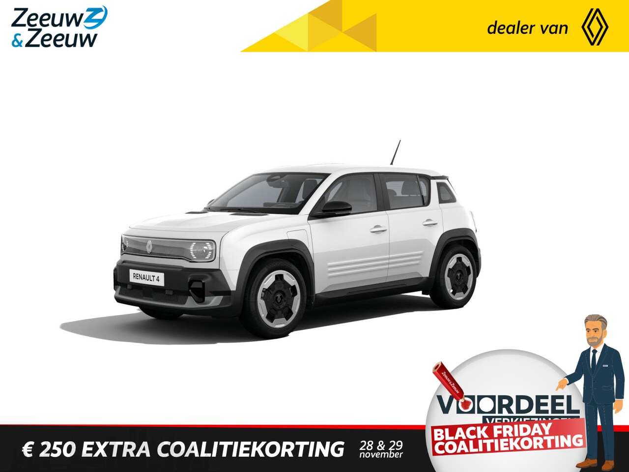 Renault 4 - Evolution Urban Range | Profiteer nu van €1000,- orderpremie | 300KM Actieradius | Nu in d - AutoWereld.nl