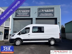 Ford Transit - 350 2.0 TDCI Euro 6 L3H2 Ambiente Dubbele Cabine Navi Airco Ceuise control Trekhaak