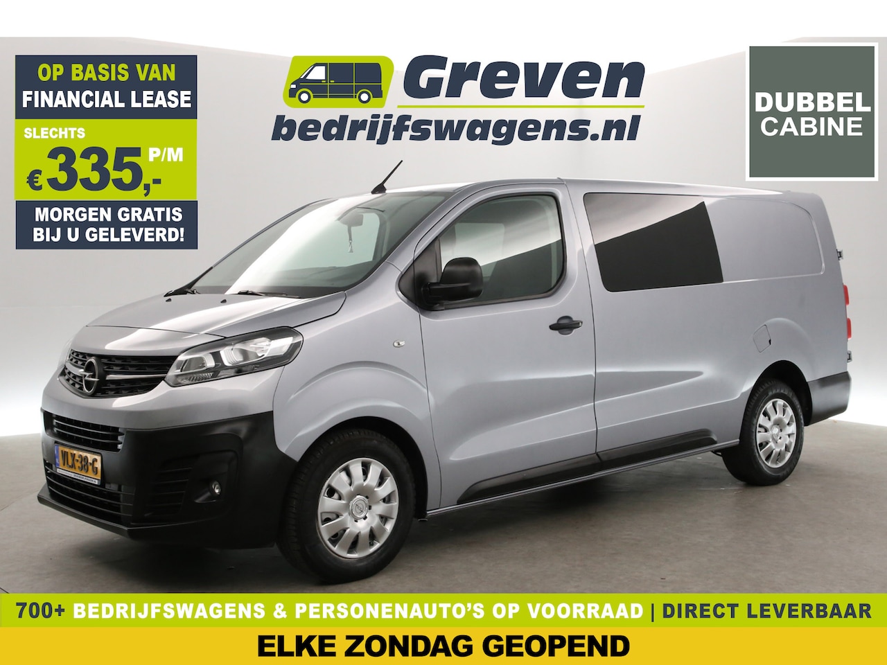 Opel Vivaro - 2.0 CDTI L3H1 | DC | 360° CAM | Cruise | Trekh. | Airco | Carplay | Navi | Parkeersens. - AutoWereld.nl