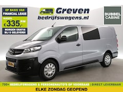 Opel Vivaro - 2.0 CDTI L3H1 | DC | 360° CAM | Cruise | Trekh. | Airco | Carplay | Navi | Parkeersens