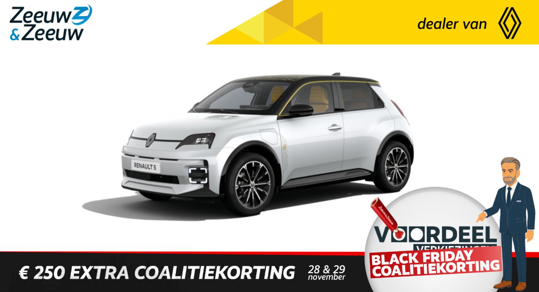 Renault 5 - Comfort Range Iconic cinq * De nieuwe Renault 5 * Auto van het Jaar 2025 * Nu met € 1.500, - AutoWereld.nl