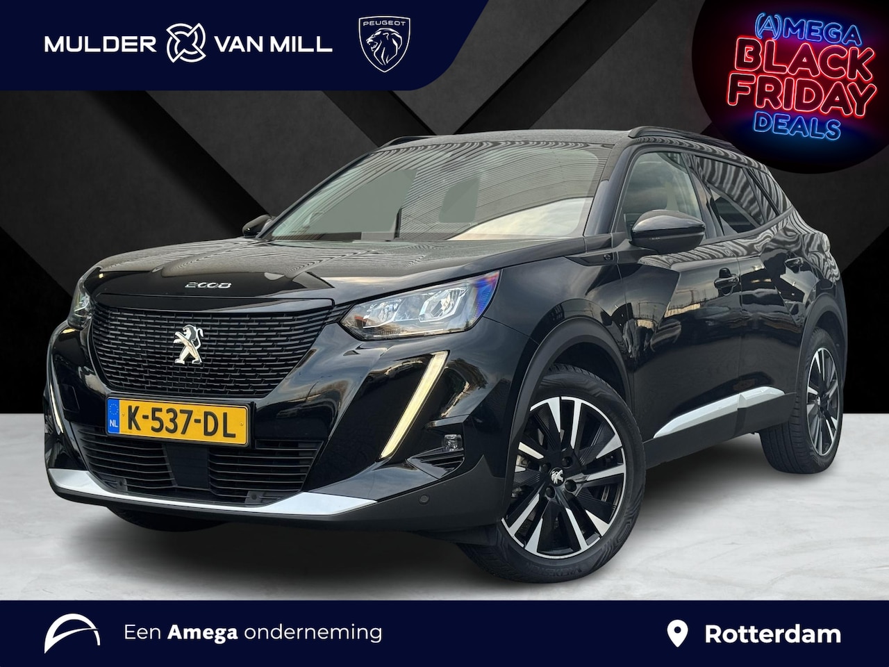 Peugeot e-2008 - Allure Pack 50kWh EV 136pk AUTOMAAT | STOELVERW. | CAMERA | NAVI | KEYLESS ENTRY | 18" LM- - AutoWereld.nl