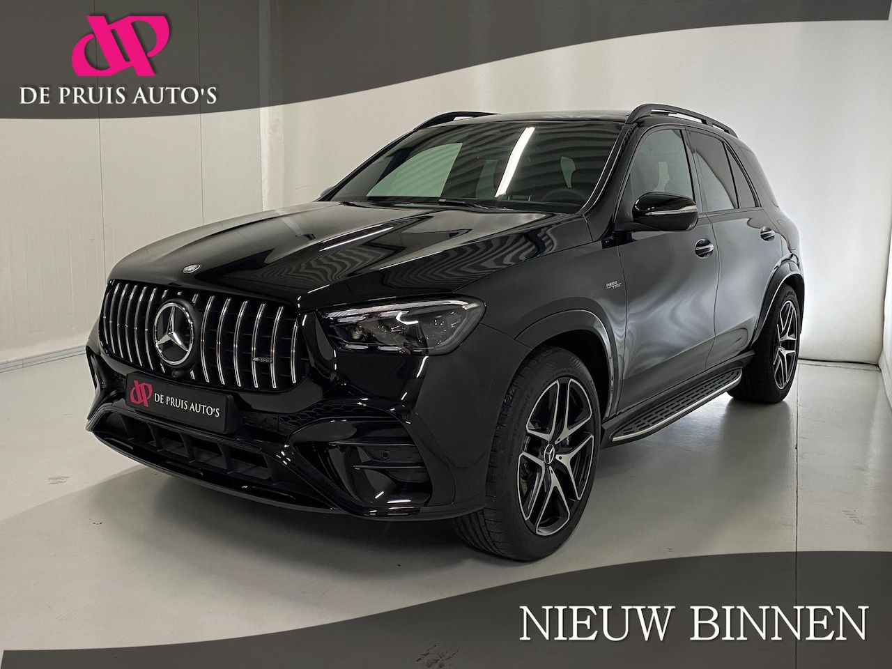 Mercedes-Benz GLE-Klasse - AMG 53 Hybrid 4MATIC+ Night Edition Premium Plus Panodak Head-Up 360°cam Burmester Trekhaa - AutoWereld.nl