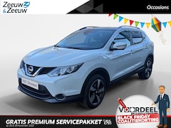 Nissan Qashqai - 1.2 N-Connecta NAVI AIRCO 360CAMERA PANORAMADAK BLUETOOTH LM VELGEN TREKHAAK HOGE INSTAP Z