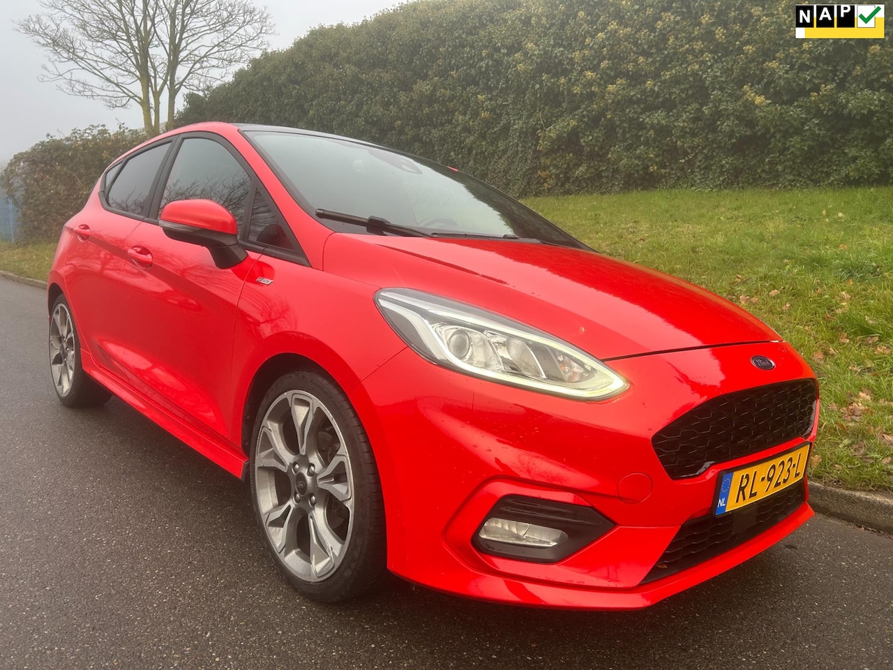 Ford Fiesta - 1.0 EcoBoost ST-Line - Panoramadak - Leder - 18 inch Lichtmetalen velgen - AutoWereld.nl