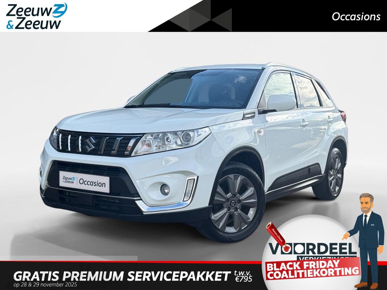 Suzuki Vitara - 1.4 Boosterjet Select | Dealer onderhouden | Trekhaak | Privacy Glass | 4 Cilinder | - AutoWereld.nl