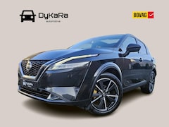 Nissan Qashqai - 1.3 MHEV Xtronic Tekna Design Pano Leder Trekhaak Dealer OH 1e eig