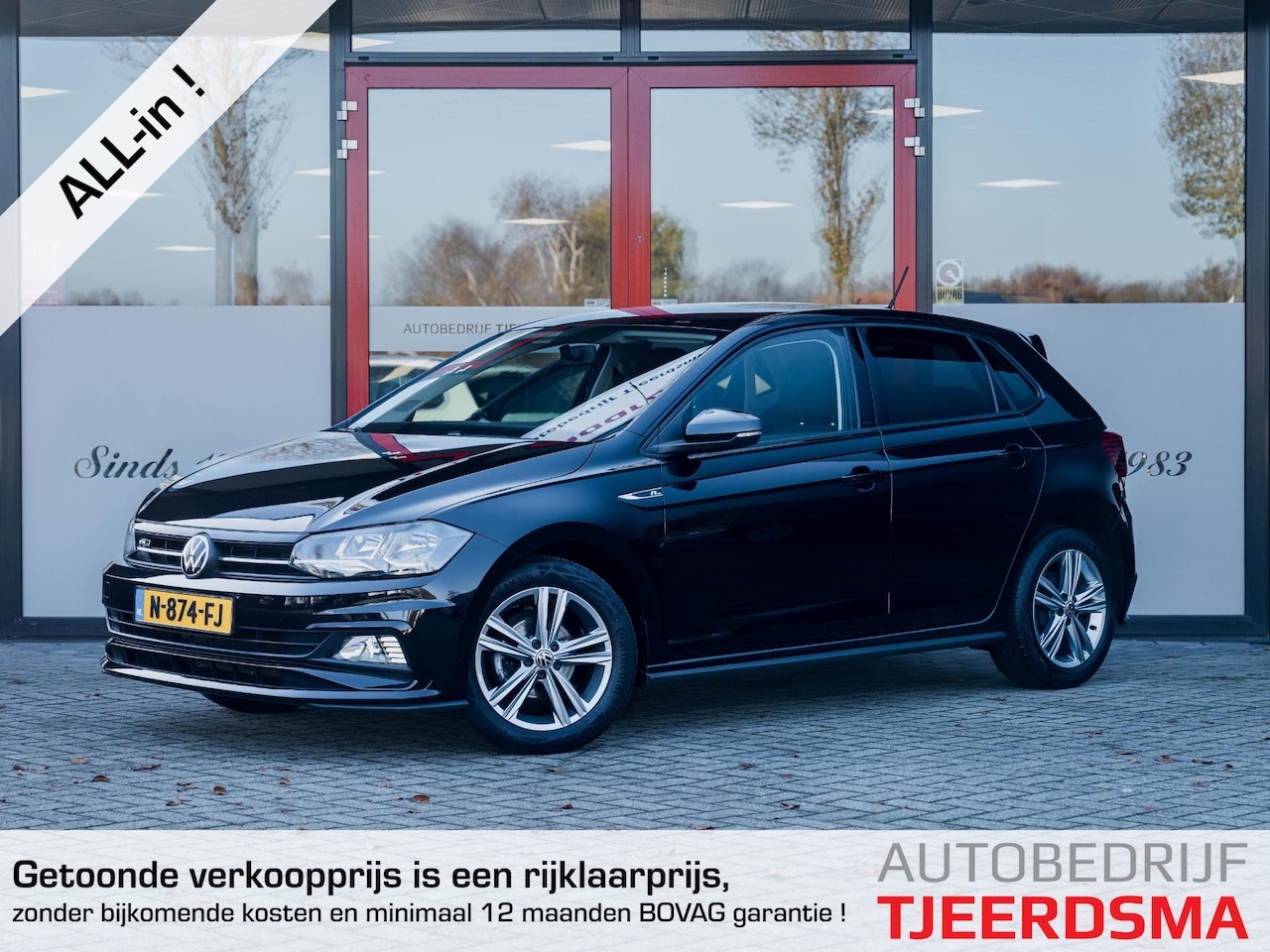 Volkswagen Polo - 1.0 TSI R-Line Edition | Origineel NL | 2e Eigenaar | Adaptieve Cruise Control | Airco | P - AutoWereld.nl