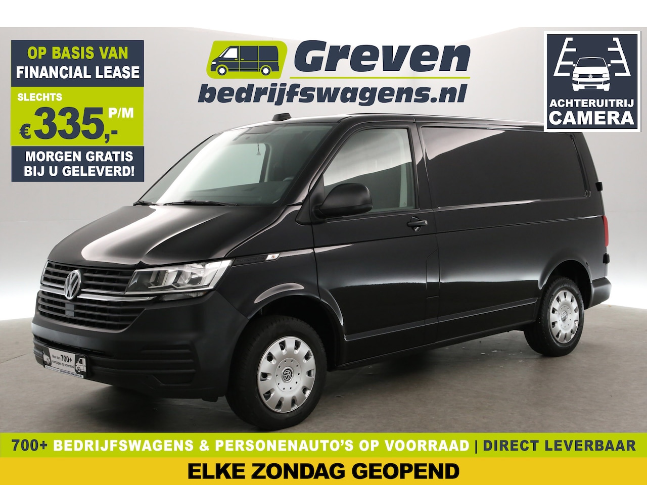 Volkswagen Transporter - 2.0 TDI L1H1 | Airco | 3-Zits | Camera | Cruise | Trekh. | Carplay - AutoWereld.nl