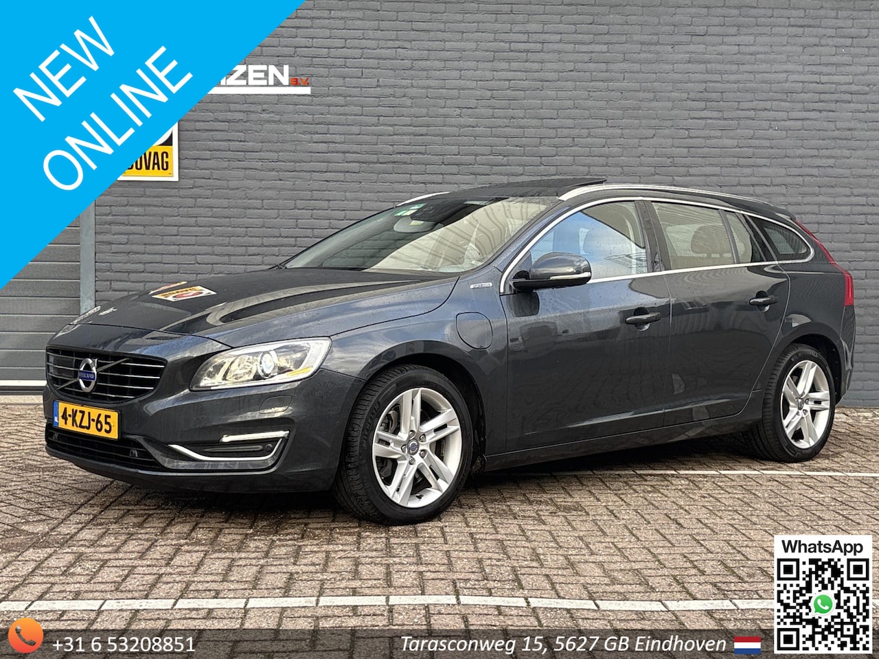 Volvo V60 - 2.4 D6 AWD Plug-In Hybrid Summum | Leder | Pano | Climate | Cruise | Navi | Camera | Stoel - AutoWereld.nl