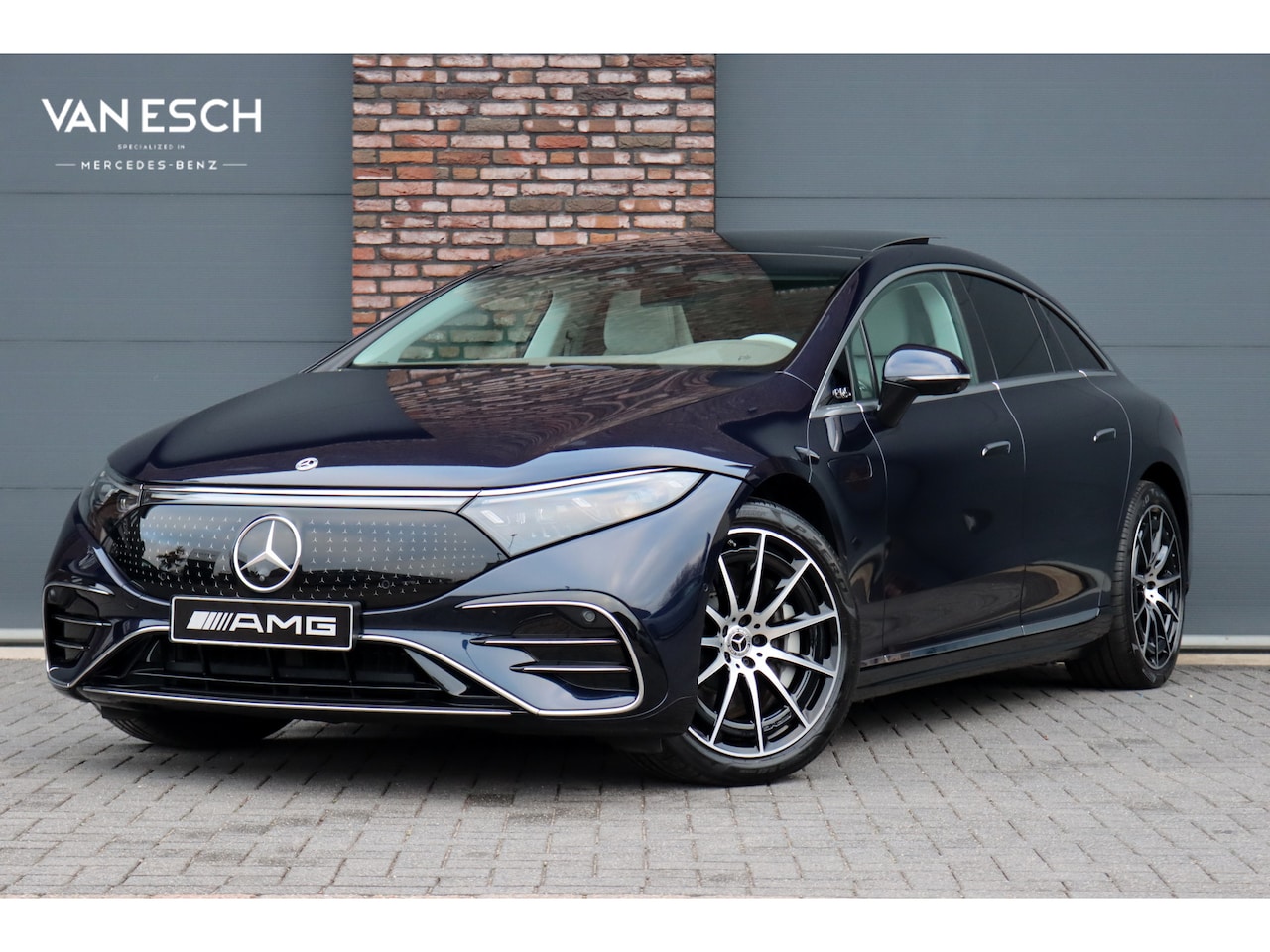 Mercedes-Benz EQS - 450+ AMG Line 108 kWh | Hyperscreen | Luchtvering | Achterasbesturing | Distronic | Burmes - AutoWereld.nl