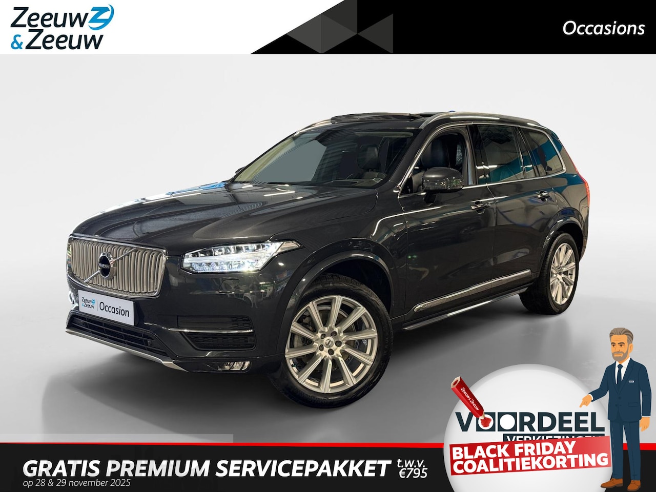 Volvo XC90 - 2.0 T5 AWD Inscription |7 Persoons| Dodehoek detectie| 12maanden Bovag Garantie - AutoWereld.nl
