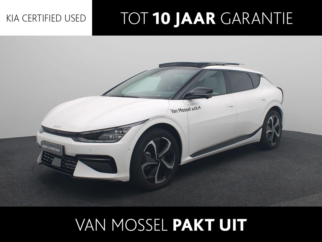 Kia EV6 - GT-Line 77.4 kWh | DEMO| LED | Meridian Sound | Panoramadak | Memory | 20inch Velgen | Sto - AutoWereld.nl
