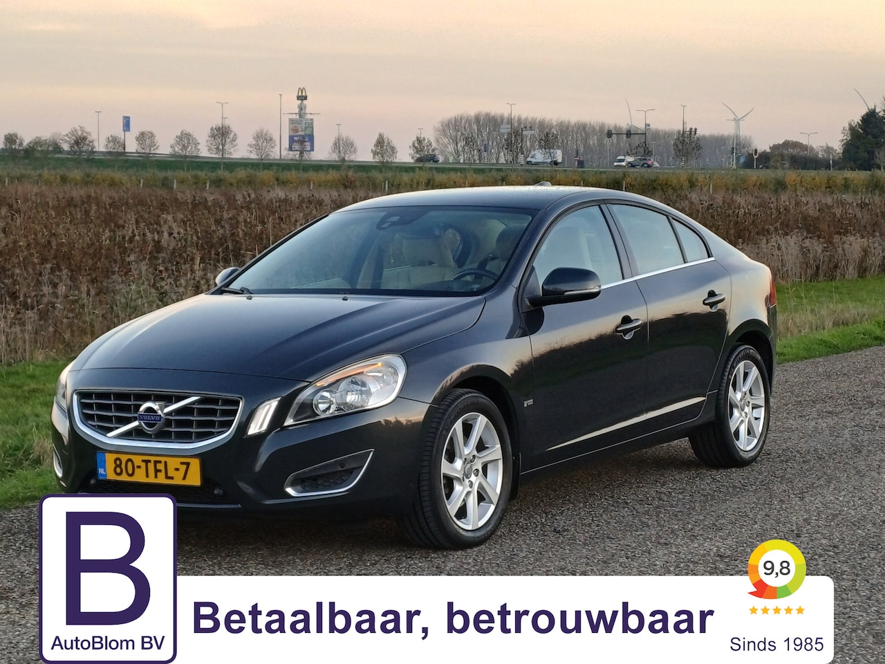 Volvo S60 - 2.0 D3 Business /Chique combinatie!/Origin.NL!/Dealer onderhouden!/ - AutoWereld.nl