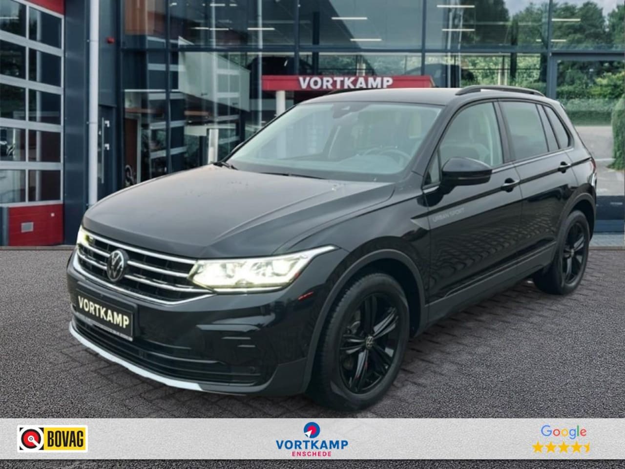 Volkswagen Tiguan - 2.0 TDI DSG URBAN SPORT TREKHAAK/360-CAMERA/NAVI/CARPLAY/ACC/E-KLEP - AutoWereld.nl