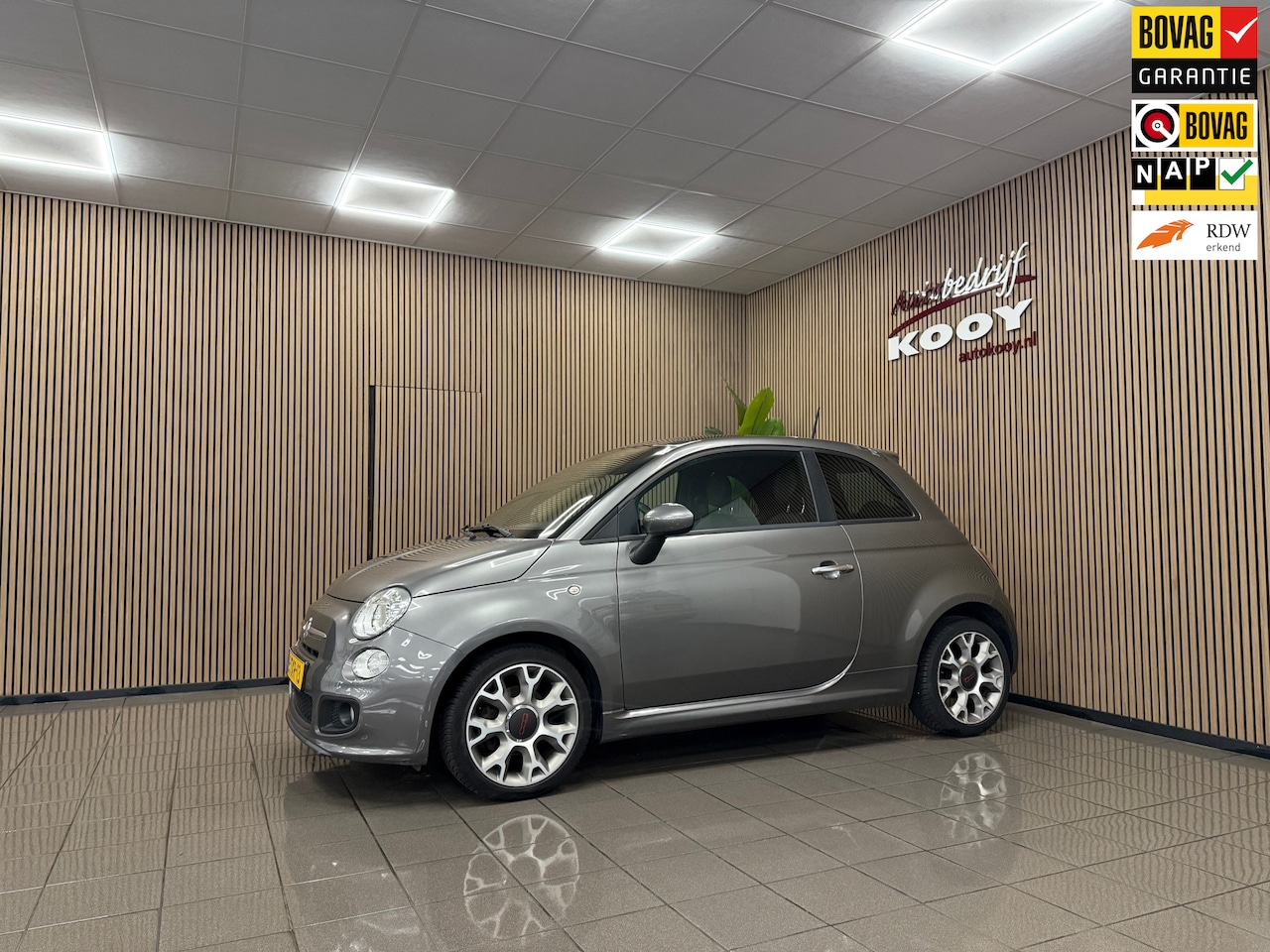 Fiat 500 - 0.9 TwinAir Turbo 500S * Panoramadak / Navigatie / Airco / NL Auto * - AutoWereld.nl