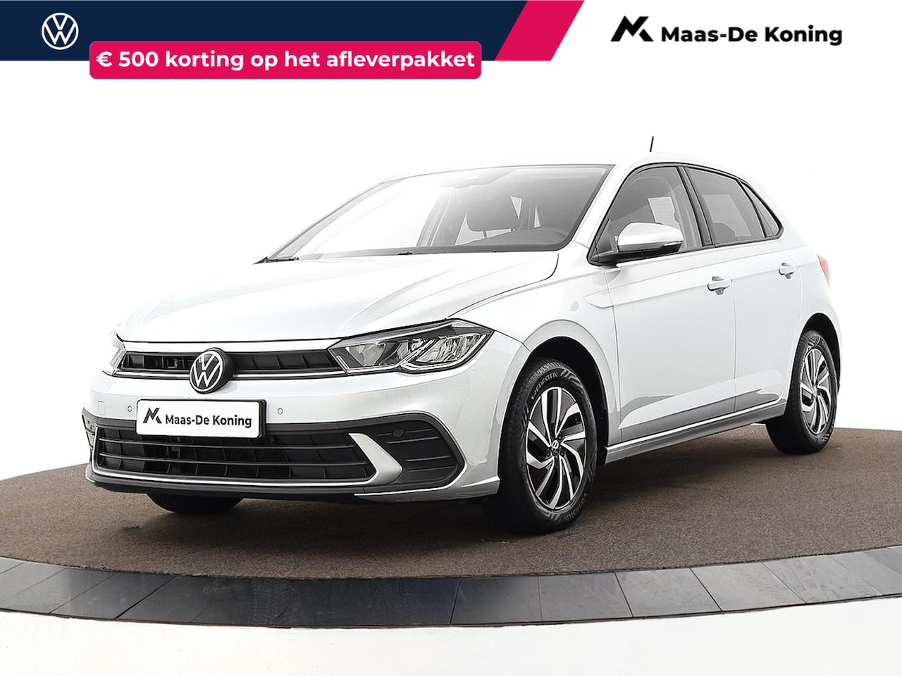 Volkswagen Polo - 1.0 TSI 95pk DSG Life · Apple/Android Car Play · Navigatie · P-Sensoren · Getint Glas · 15 - AutoWereld.nl