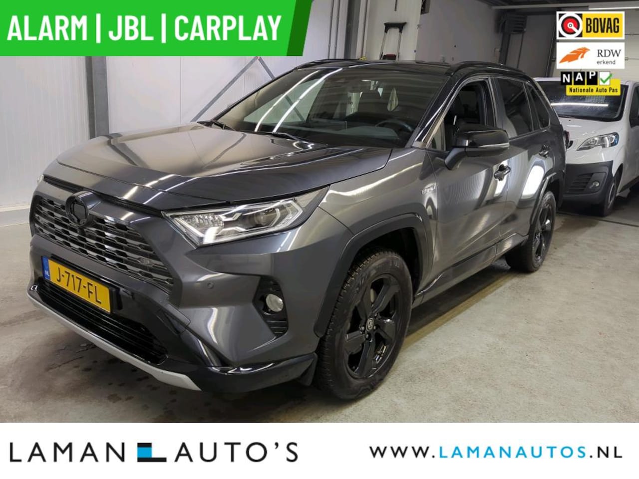 Toyota RAV4 - 2.5 Hybrid 218pk Bi-Tone | Innovation Alarm JBL CarPlay Halfleder ECC Nav 18" LMV ACC Came - AutoWereld.nl