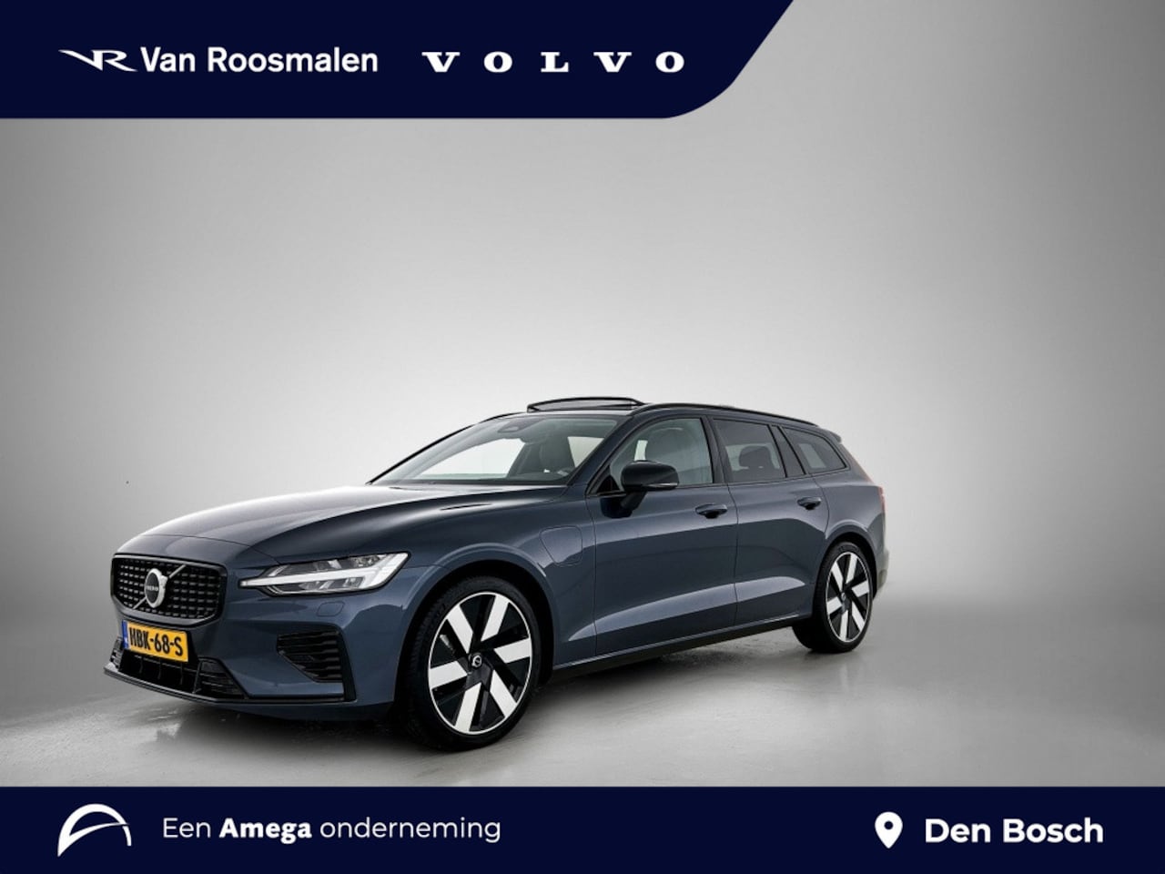 Volvo V60 - 2.0 T8 AWD Ultra Dark | Trekhaak | Panorama dak | Leder | - AutoWereld.nl