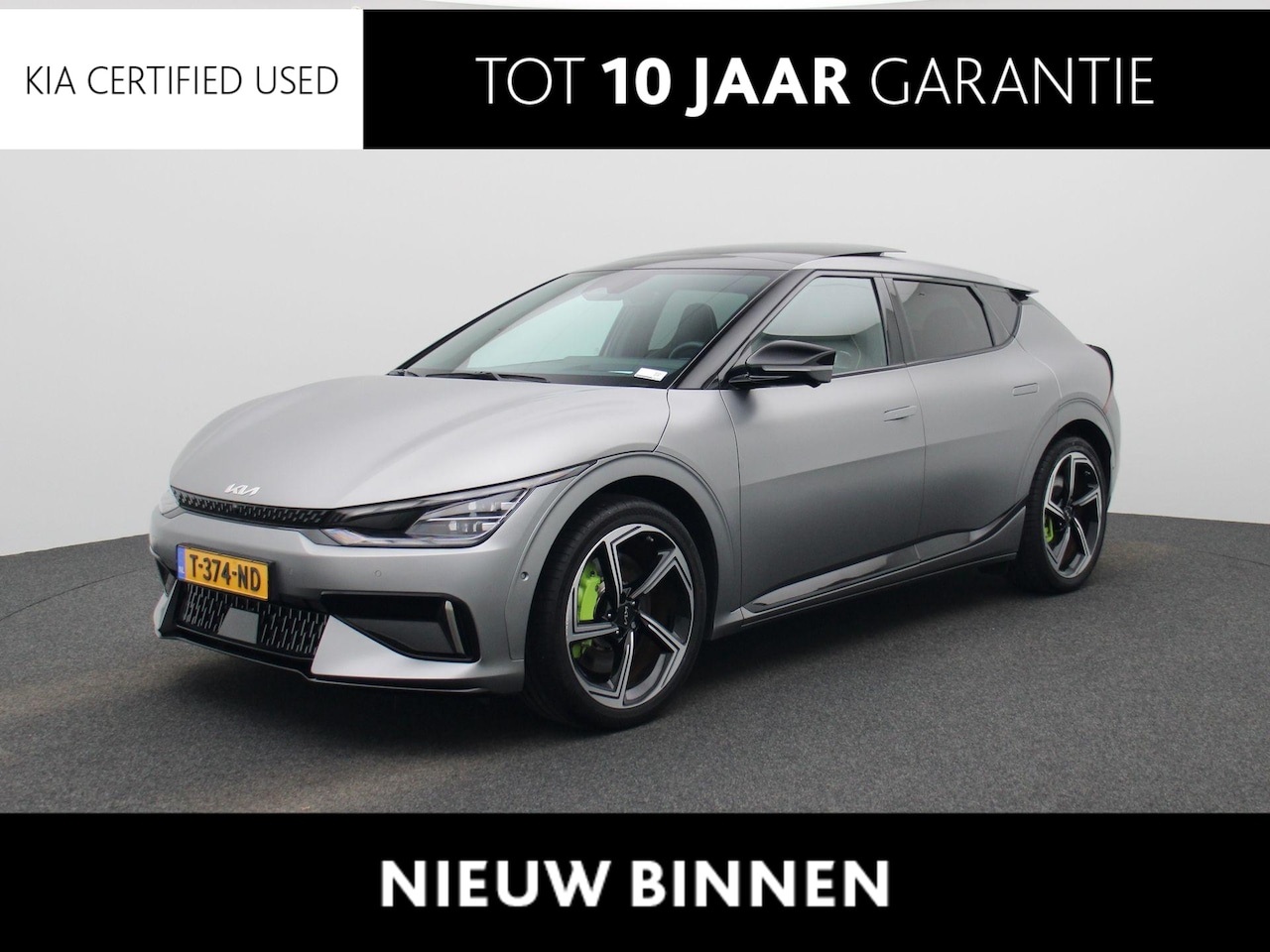 Kia EV6 - GT AWD 77.4 kWh | 585PK!! | Panorama Dak | BTW | Meridian Sound | Kuipstoelen | 21" GT Vel - AutoWereld.nl