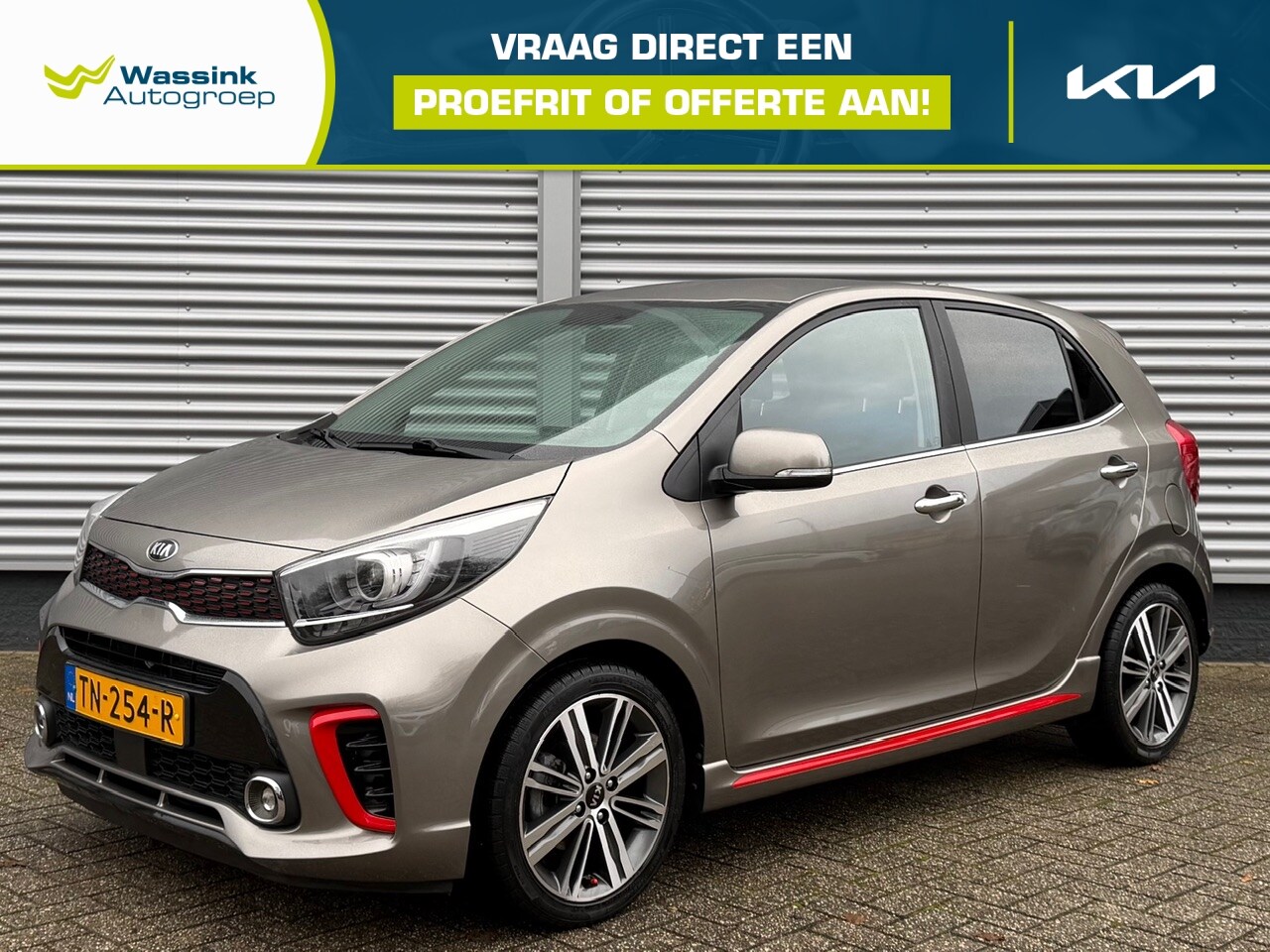 Kia Picanto - 1.2 CVVT 84pk 5-zits GT-Line | Stoel/Stuurwielverwarming | Navigatie | Camera | Climate Co - AutoWereld.nl