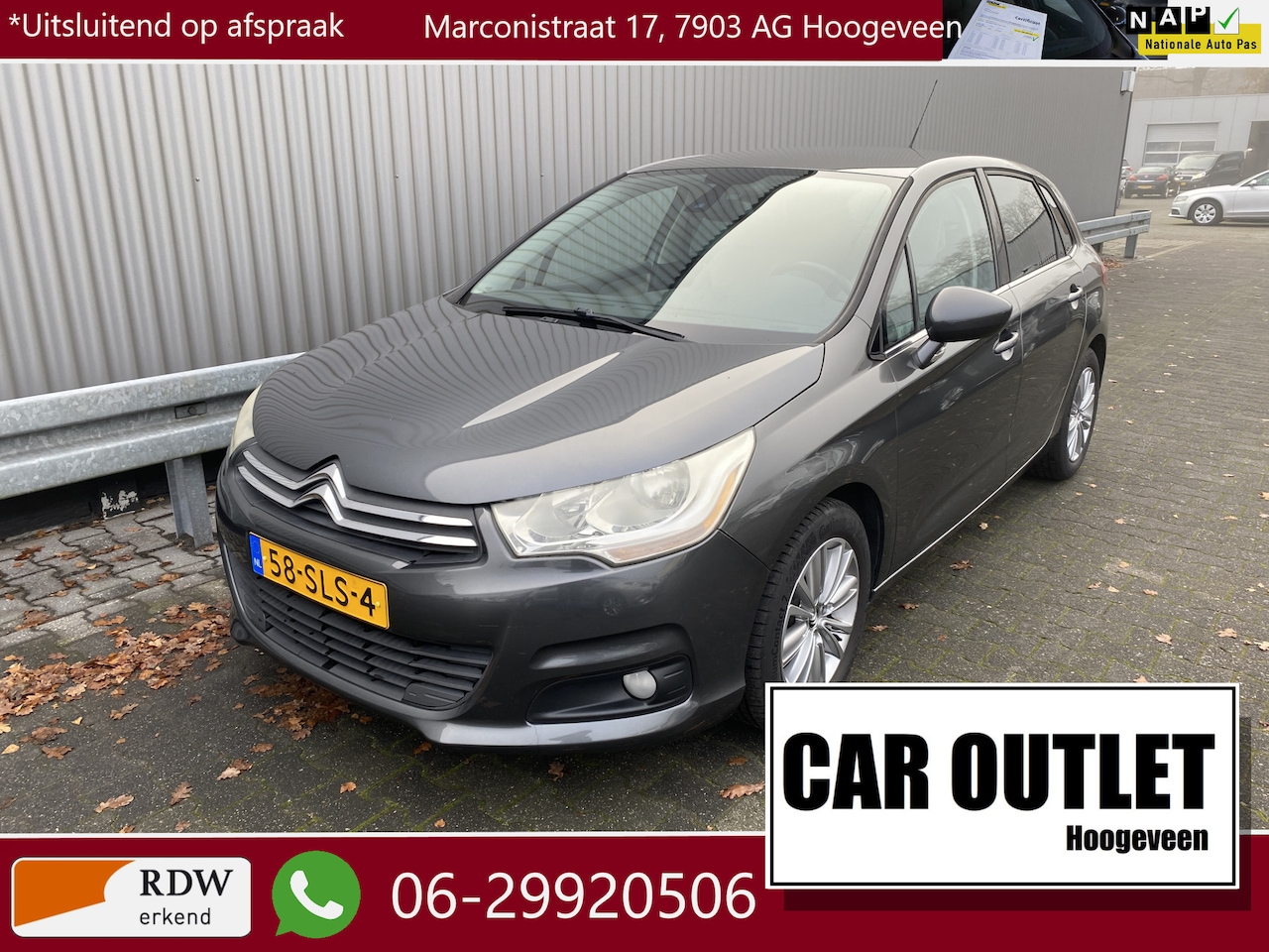 Citroën C4 - 1.6 VTi Tendance 137Dkm.NAP, Clima, CC, Navi, PDC, LM, Trekh, z.g.a.n. APK – Inruil Mogeli - AutoWereld.nl