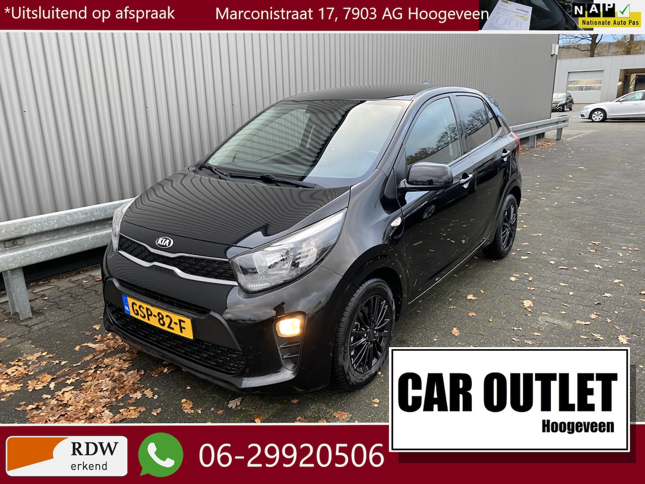 Kia Picanto - 1.2 CVVT GT-Line A/C, Stoelvw, Stuurvw, CarPlay, Navi, Cam, LM, nw. APK – Inruil Mogelijk - AutoWereld.nl