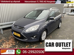Ford Grand C-Max - 1.6 SCTi Titanium 7p. Navi, Clima, Voorruitvw, CC, PDC v/a, LM, Trekh, nw. APK – Inruil Mo