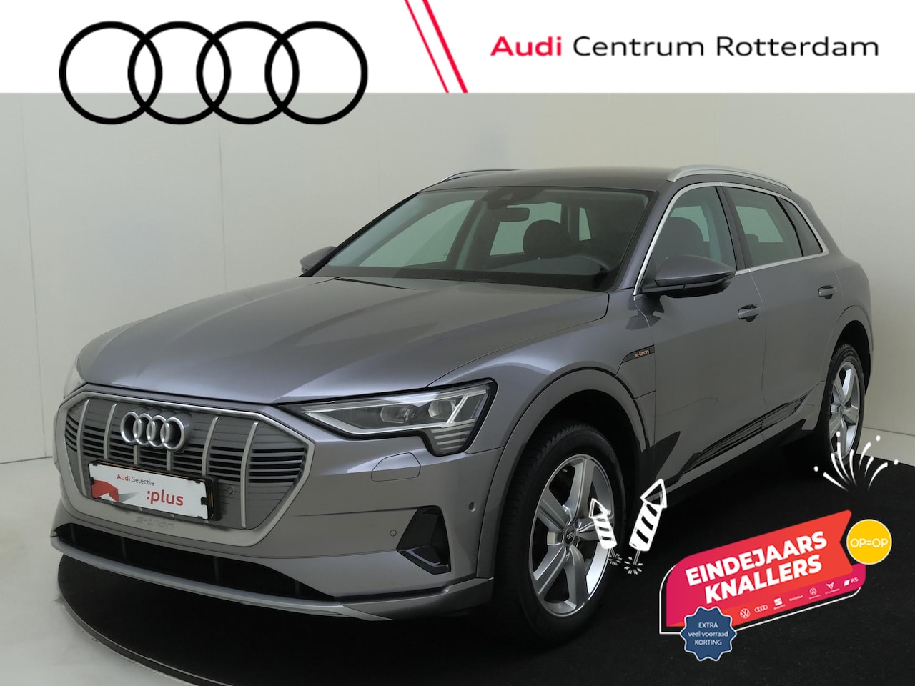 Audi e-tron - e-tron 50 quattro Launch edition 71 kWh | Luchtvering | Navigatie Plus | Lederen bekleding - AutoWereld.nl