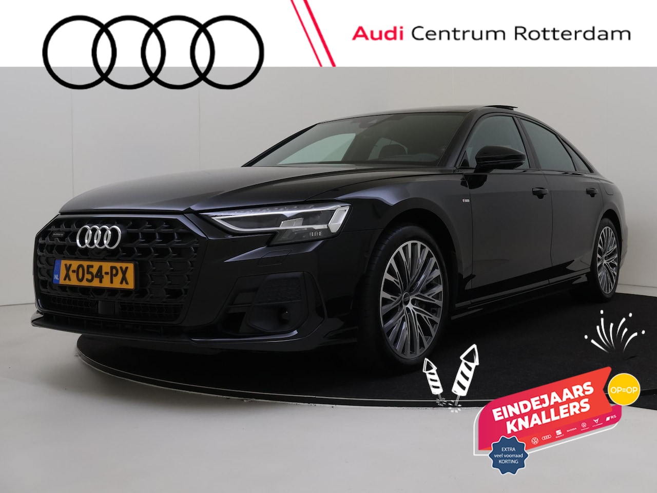 Audi A8 - 60 TFSI e quattro | Panoramadak | Luchtvering | Bang & Olufsen | 360 camera | 4-zone airco - AutoWereld.nl