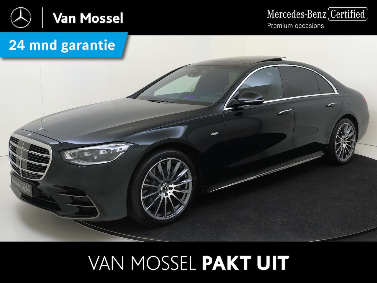 Mercedes-Benz S-klasse - 450 e AMG Line / Premium/ Panoramadak/ Achterasbesturing/ Night/ 20 inch/ Burmester/ Head - AutoWereld.nl