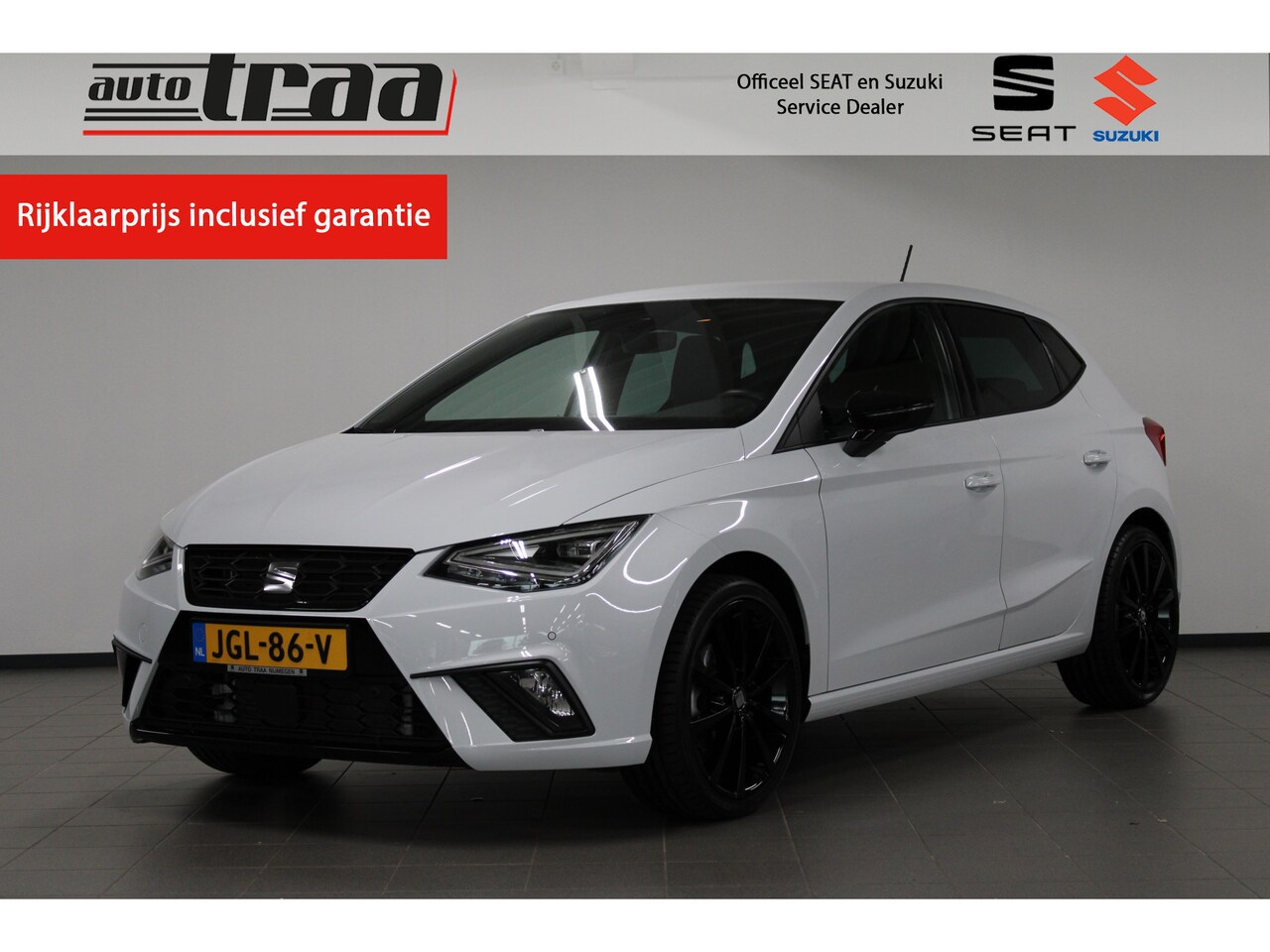 SEAT Ibiza - 1.0 EcoTSI FR 115pk 5 jaar garantie / Full Led / Side Assist / Navigatie / Camera / Keyles - AutoWereld.nl