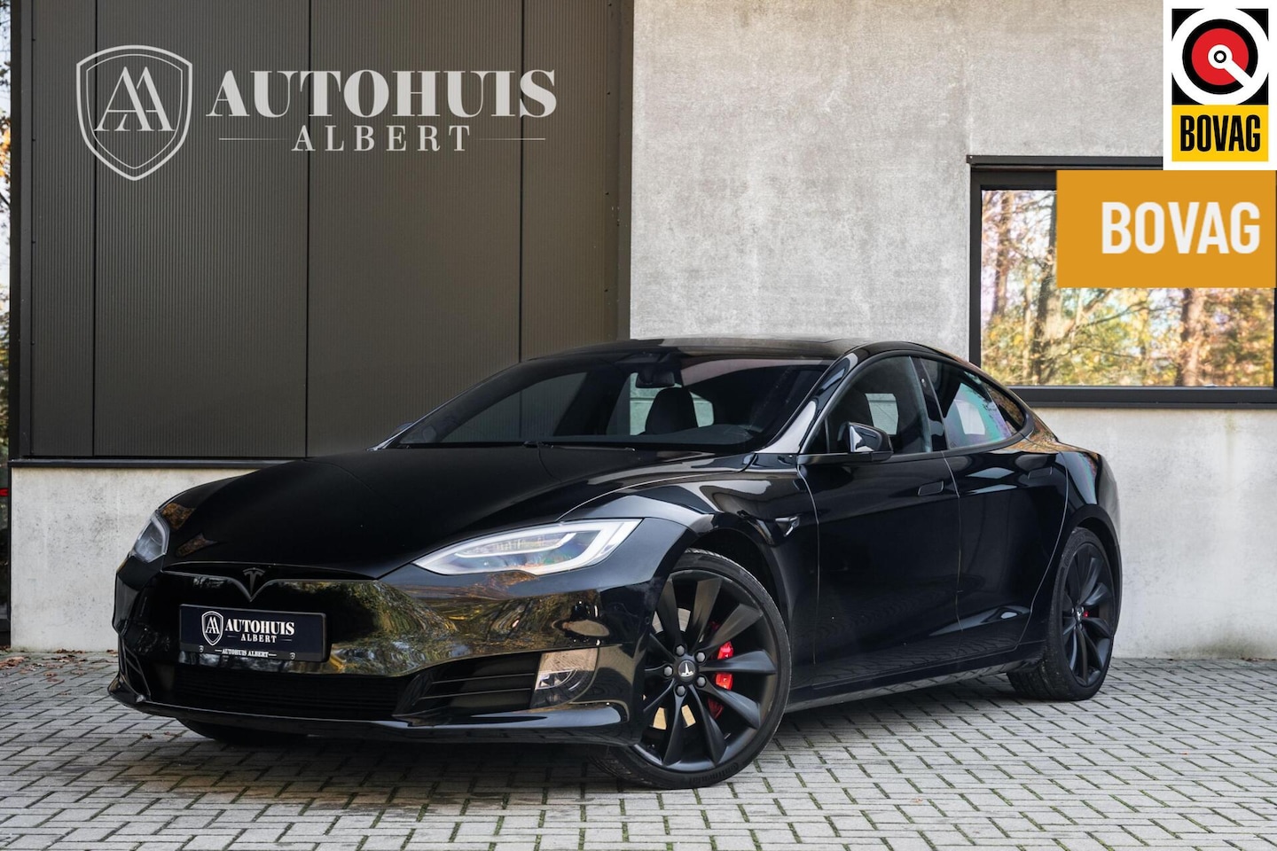 Tesla Model S - P100D 2018 Black Edition | 21” Turbines | FSD - AutoWereld.nl