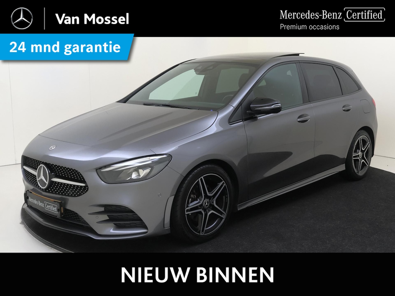 Mercedes-Benz B-klasse - 200 Business Solution AMG /Panoramadak /Nightpakket /Achteruitrijcamera /18 Inch - AutoWereld.nl