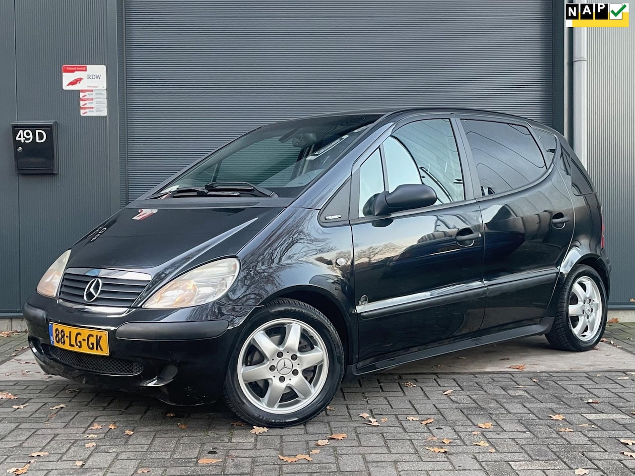 Mercedes-Benz A-klasse - 160 Classic Lang NAP AIRCO CRUISE LEER CV RADIO CD LM VELGEN - AutoWereld.nl
