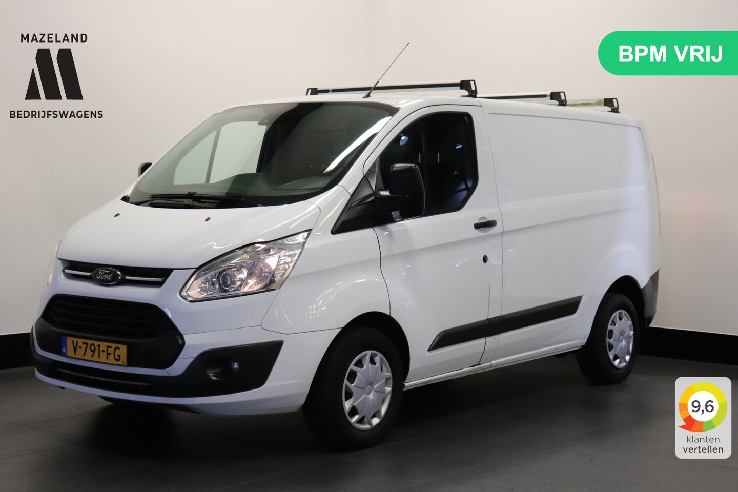 Ford Transit Custom - 2.0 TDCI EURO 6 - Airco - Navi - Cruise - €8.900,- Excl. - AutoWereld.nl