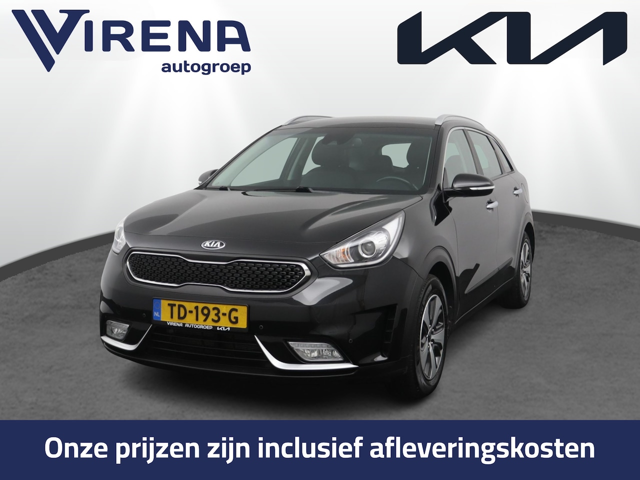 Kia Niro - 1.6 GDi Hybrid DynamicLine Automaat - Trekhaak - Navigatie - Climate Control - Parkeersens - AutoWereld.nl
