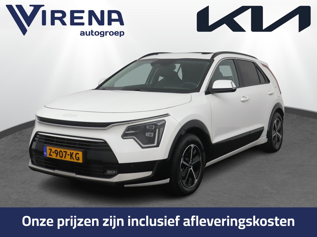 Kia Niro - 1.6 GDi Hybrid DynamicPlusLine Automaat - Trekhaak - All Season - Schuif-/kanteldak - Stoe - AutoWereld.nl