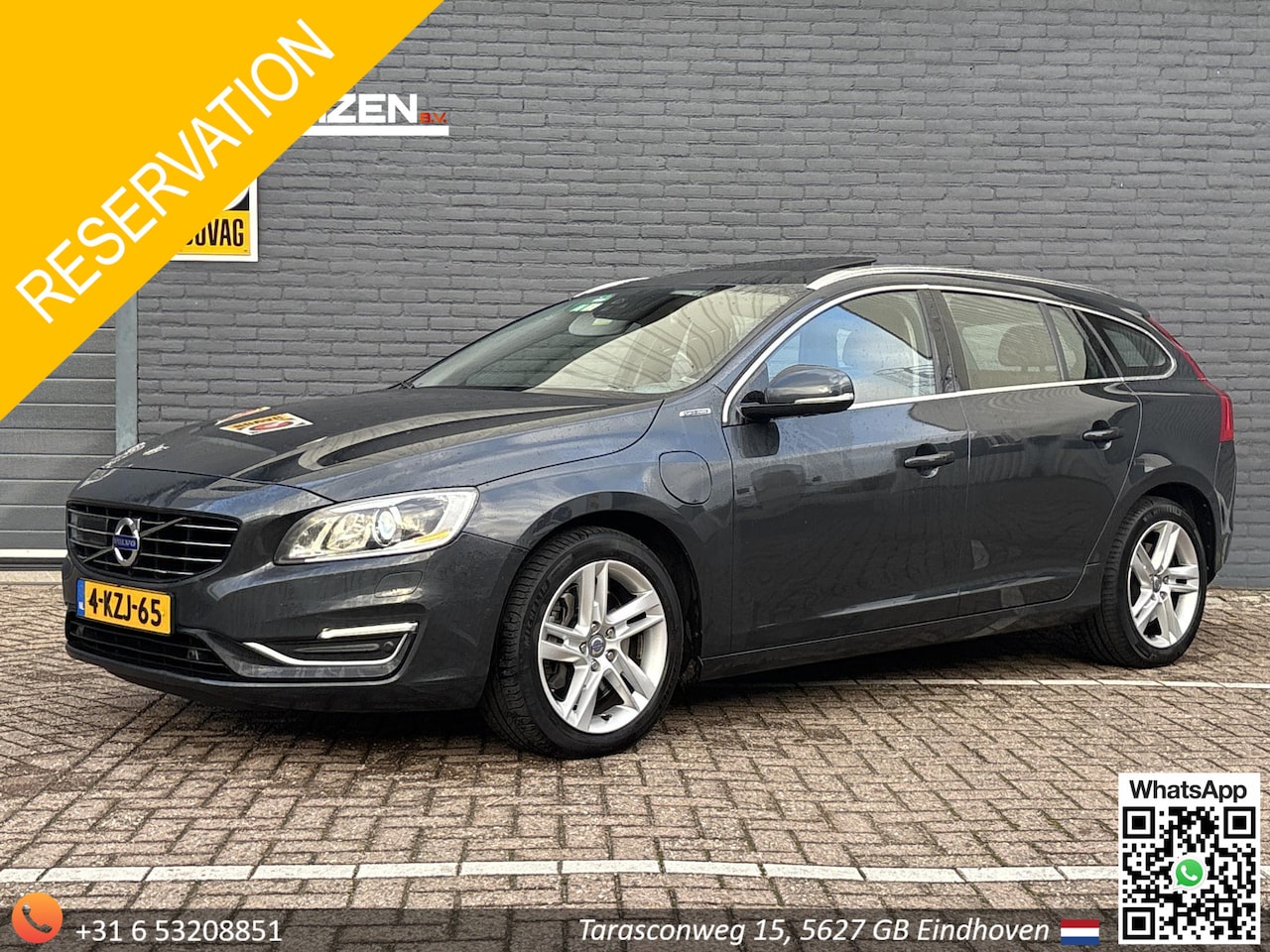 Volvo V60 - 2.4 D6 AWD Plug-In Hybrid Summum | Leder | Pano | Climate | Cruise | Navi | Camera | Stoel - AutoWereld.nl