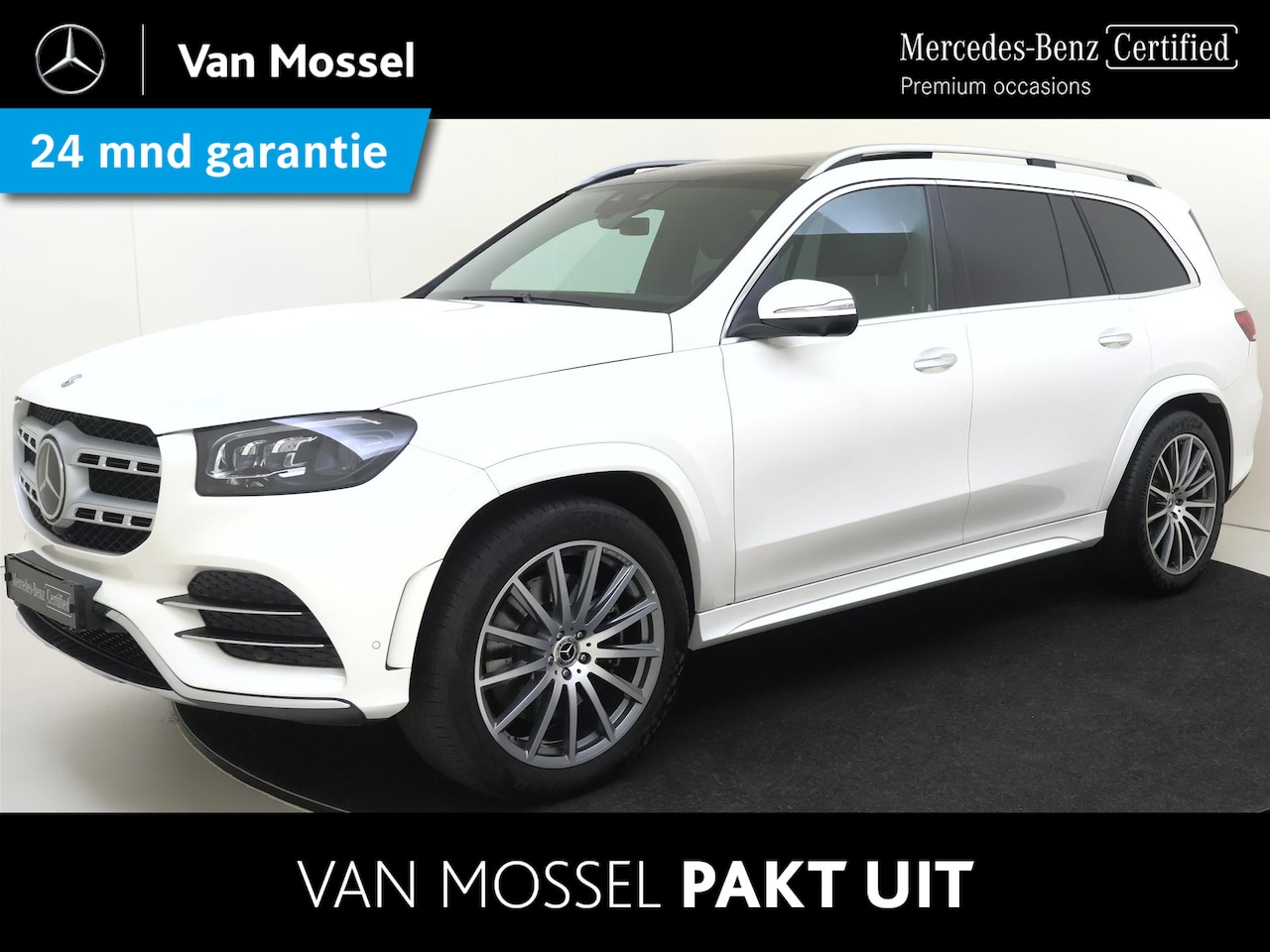 Mercedes-Benz GLS - 400 d 4MATIC Premium Plus Grijs kenteken /Panoramadak / Trekhaak /Burmester/ HUD /Rijassis - AutoWereld.nl