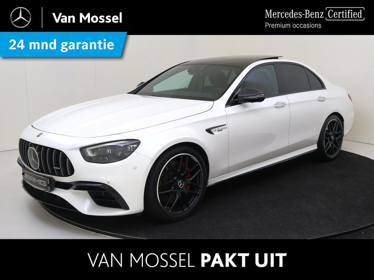 Mercedes-Benz E-klasse - AMG 63 S 4MATIC+ AMG /Panoramadak /HUD /Burmester /Rijassistentiepakket plus - AutoWereld.nl