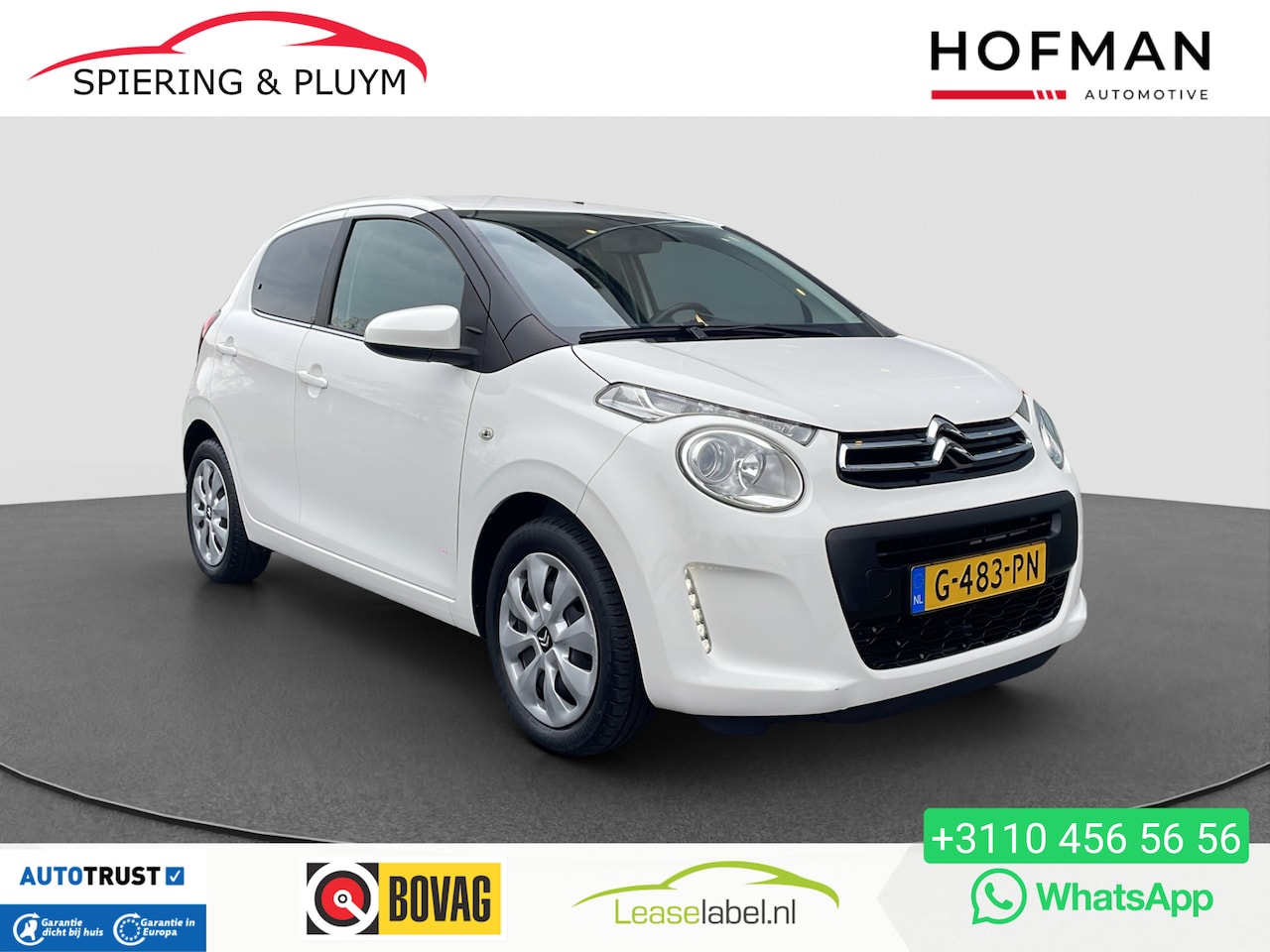 Citroën C1 - 1.0 VTi Feel Airco | Camera | Carplay - AutoWereld.nl