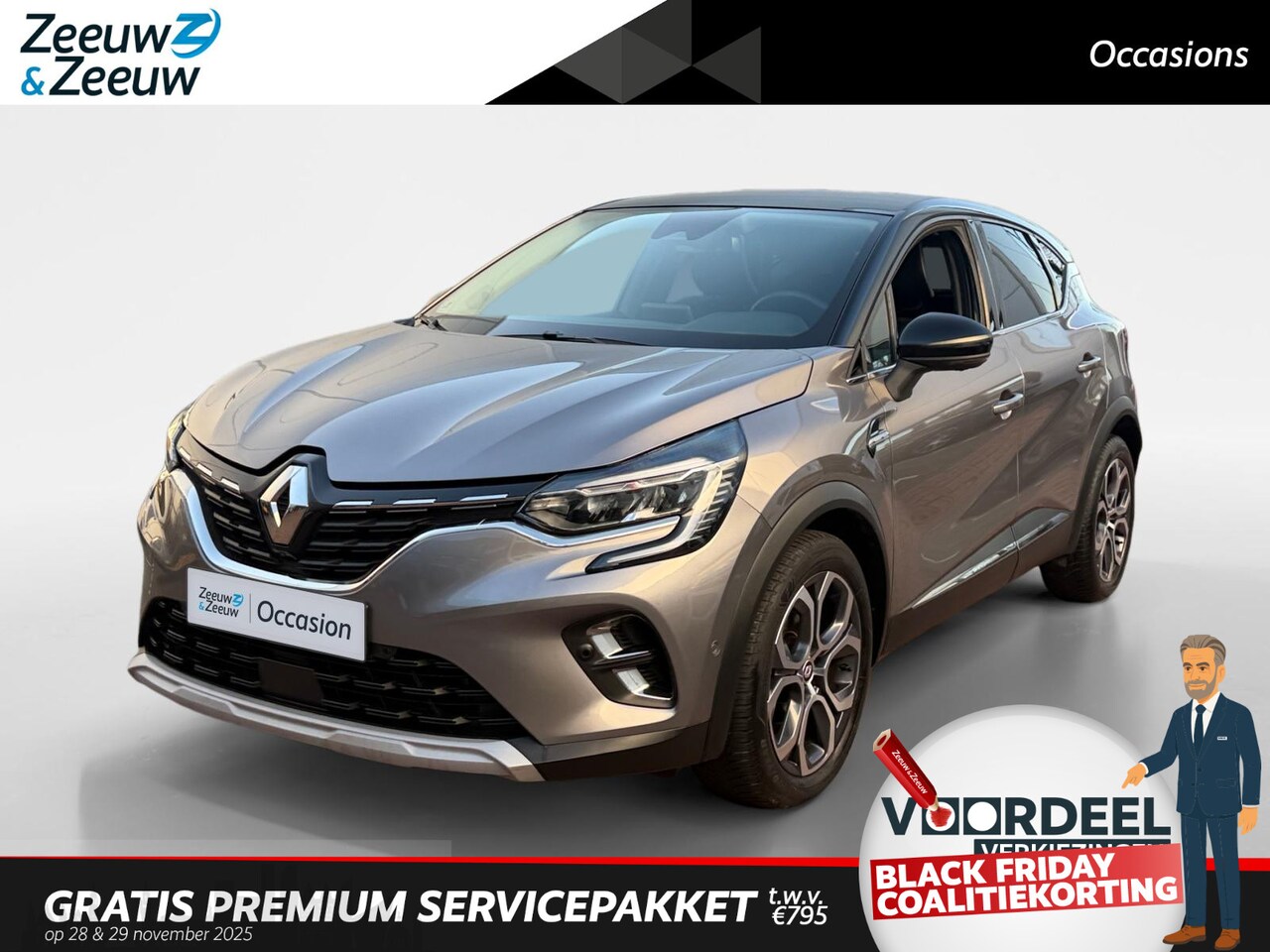 Renault Captur - 1.3 TCe 140 Intens | Automaat | Navigatie | Bluetooth | Apple Carplay & Android Auto | Cli - AutoWereld.nl
