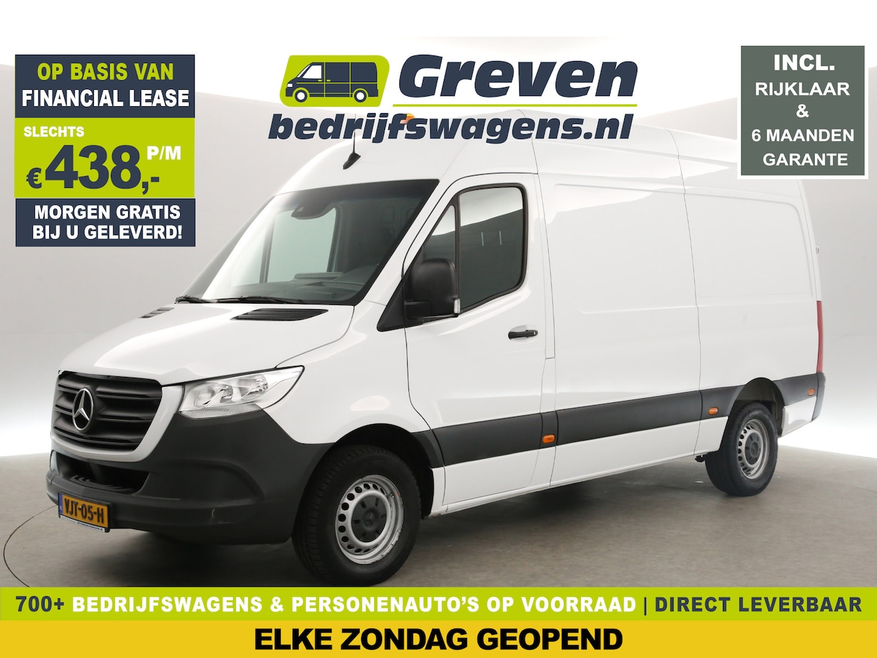 Mercedes-Benz Sprinter - 315 CDI L2H2 | 3500KG Trekgew. | Trekhaak | Aut. | Airco | Camera | Carplay | Cruise | Nav - AutoWereld.nl