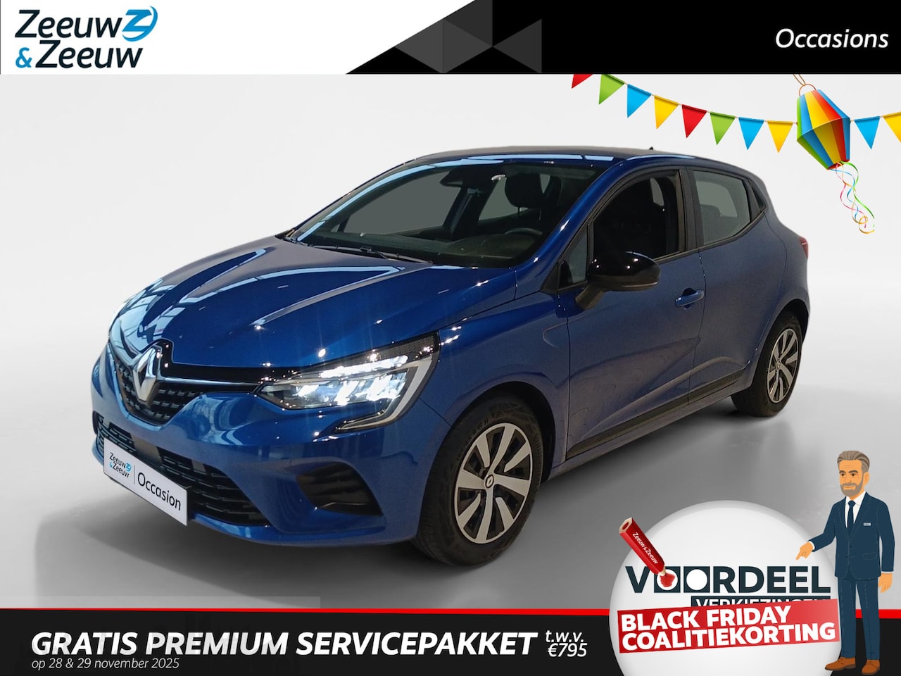 Renault Clio - 1.0 TCe 90 Equilibre *Navigatie*Parkeersensoren*Cruise Control*Carplay*Zeer nette auto! - AutoWereld.nl