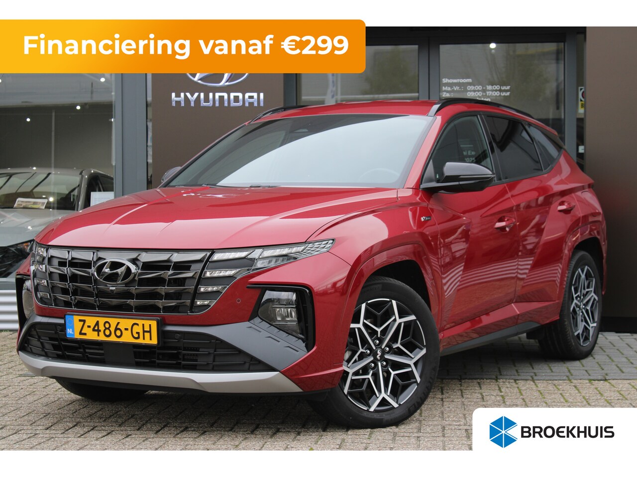 Hyundai Tucson - 1.6 T-GDI PHEV N Line 4WD Demo Deal: 299,- p/m !! 265pk | Alcantara | Stoelkoeling/verwarm - AutoWereld.nl