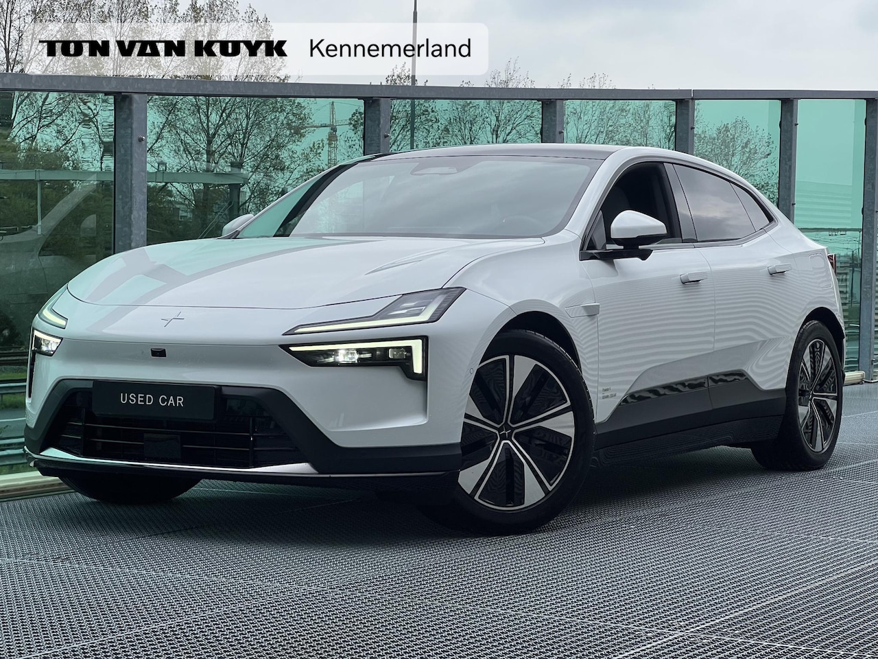 Polestar 4 - Long Range Single motor 100 kWh Automaat, Pilot, Plus, 20 inch Aero wielen, Mist tailored - AutoWereld.nl